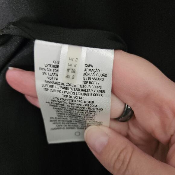 NWOT T Tahari Abstract Sleeveless Knee Length Bodycon Dress Size 2 XS - Picture 8 of 9